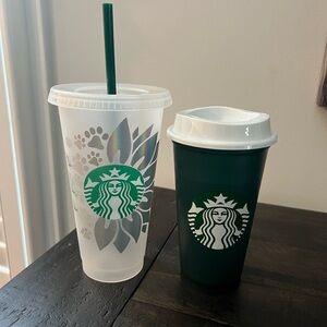 Starbucks 24 Oz puppy paw tumbler 20OZ color change cup